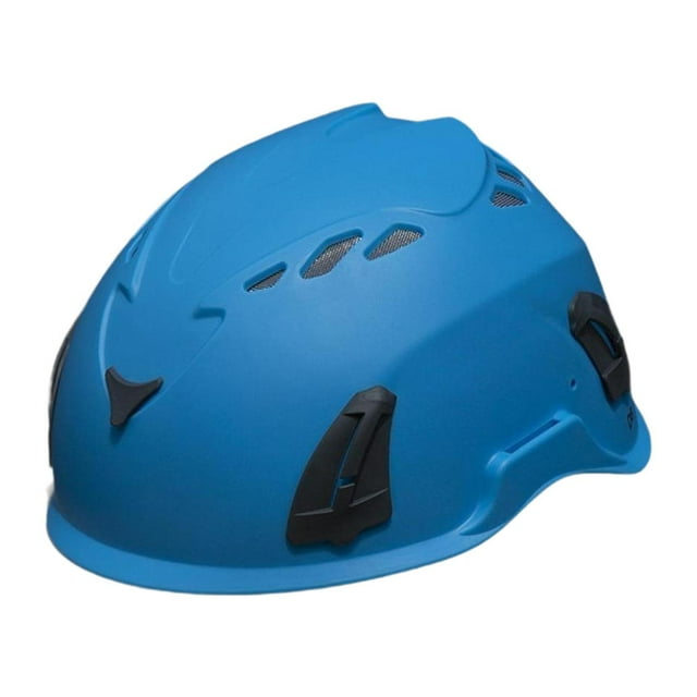 Casco al aire libre Hat Hard Adultos Multifuncionales, ajustables, mujeres Hermanocidad Half Dome Hardhat para bicicleta de caída Search Azul