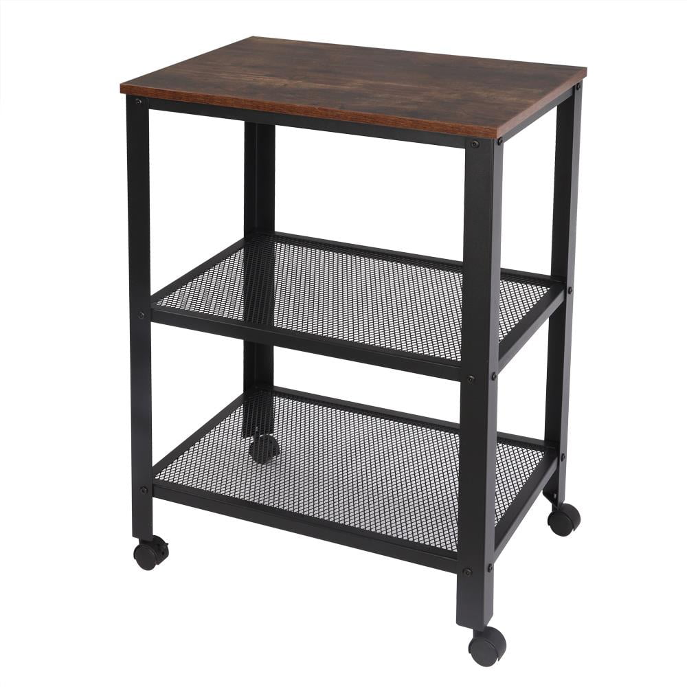 Winado Industrial Serving Utility Cart Kitchen Storage with Four Wheels
