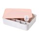 thumbnail image 3 of Organizador de cajones, contenedor de almacenamiento de ropa, organizador de cosméticos, tapa a prueba de polvo para organizar Tapa Rosa 15 Rejillas, 3 of 9