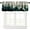 Forest-3, variant on Green Forest Tree Curtain Set, Pine Coniferou Trees Forest Watercolor Design Window Valances and Tier Set for Kitchen Living Room, 54''x18'' & 27''x36''x2, 3 Panels