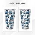 thumbnail image 3 of Rateoe Blue Excavator Printed Car Guy Gifts for Men Women Tumbler - 20oz/590ml Double Wall Vacuum Insulated Stainless Steel Travel Tumbler Cups with Lid & Straw-Straw Two-piece Set, 3 of 8