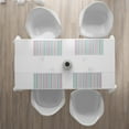 thumbnail image 3 of Ambesonne Abstract Place Mats Set of 4, Geometric Art, Standard Size, Lilac Turquoise, 3 of 4
