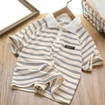 thumbnail image 1 of Haut/chemise à Manches Courtes Rayé pour Enfants de 6 à 16 Ans, 1 of 3