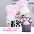 thumbnail image 3 of Minnieouse 1 pieza de guante de garra para niña, guante de terciopelo Coral, manopla portátil para clima frío, decoración de disfraces, accesorio guantes y mitones Gris Minnieouse AP013017-05, 3 of 6