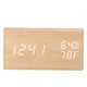 thumbnail image 4 of Reloj despertador digital de maderaReloj digital triangular de madera Reloj digital triangular de madera Reloj LED de madera resistente y resistente Jadeshay  A, 4 of 8