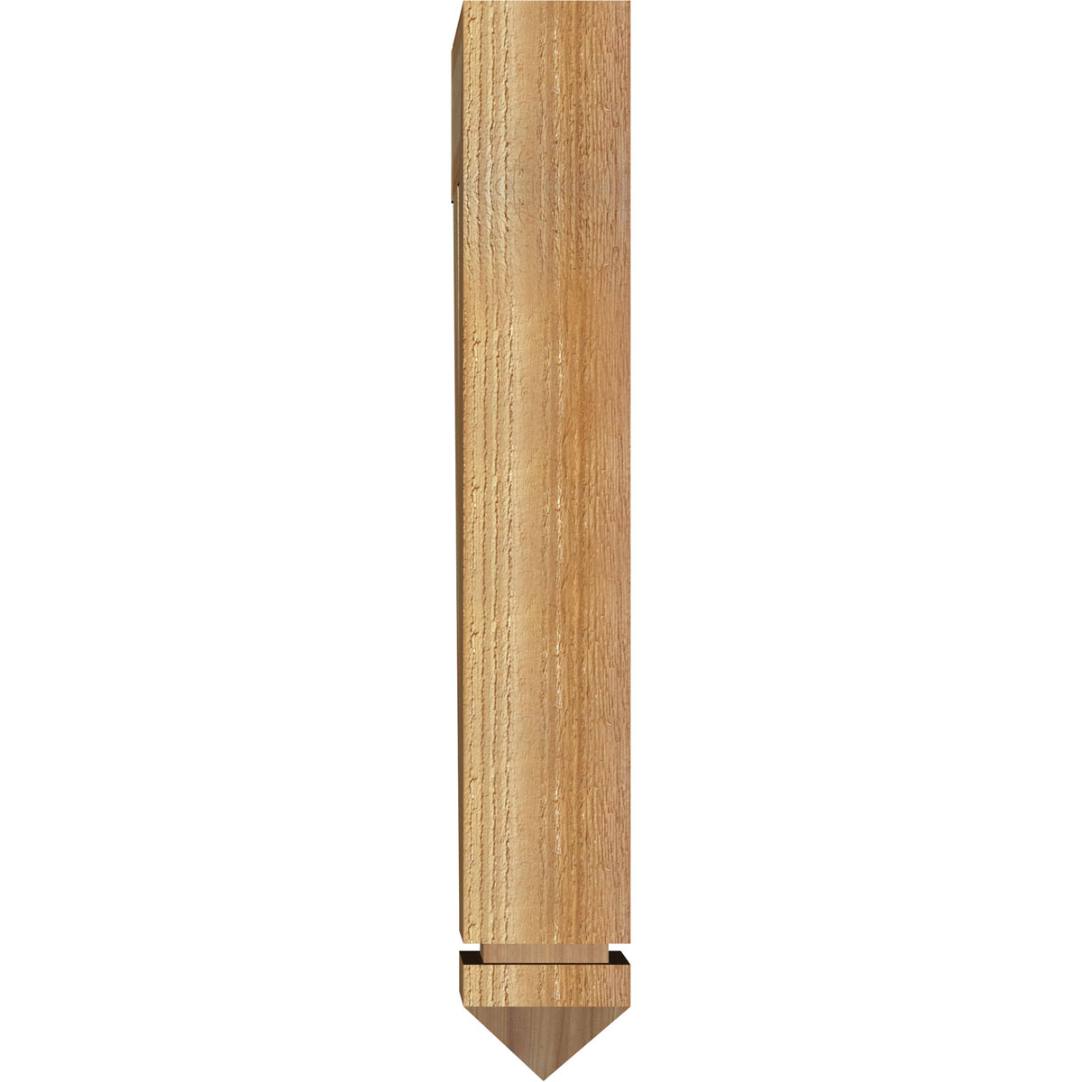 Ekena Millwork 4"W x 14"D x 26"H Westlake Arts & Crafts Rough Sawn Bracket, Western Red Cedar