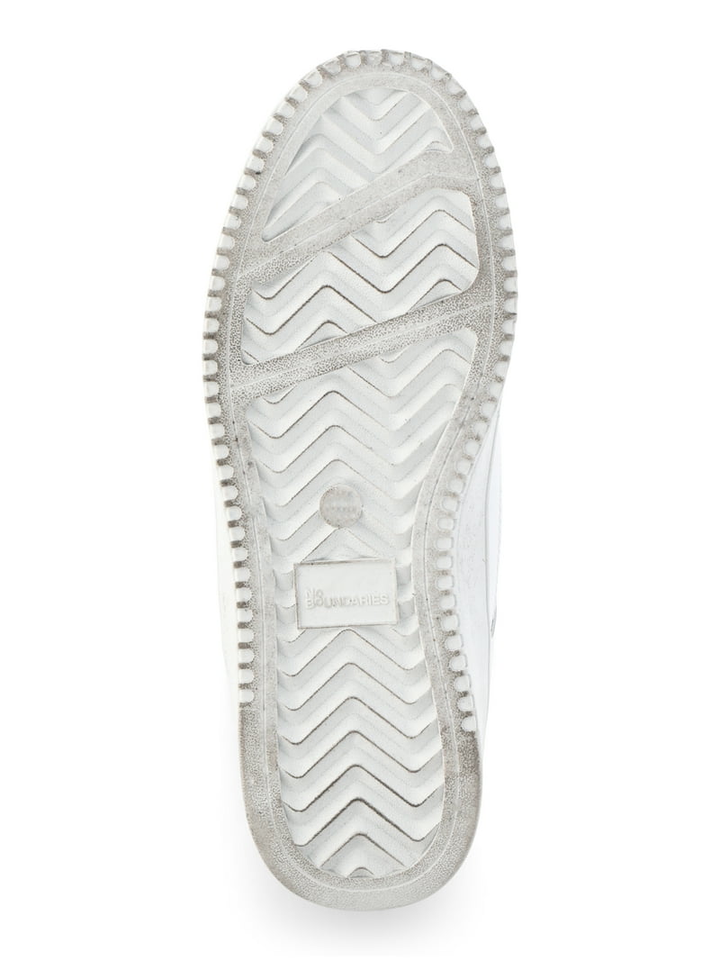 No Boundaries Women's Platform Casual Lace Up Sneakers Wide Width