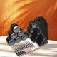thumbnail image 2 of Juego de 6 rulos sin calor con pinzas metálicas para cabello largo o corto, ideales para salones de belleza y para peinar en casa., 2 of 5