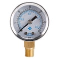 thumbnail image 1 of relayinert 0-30PSI 0-2bar Oil Water Pressure Gauge Double Scale Air Compressor Hydraulic M 1Set, 1 of 6