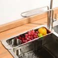 thumbnail image 1 of Paokuoon Sink Drain Rack Telescopic Drain Rack Set Large Capacity Stainless Steel Kitchen Sink Shelf Towel Organizer, 1 of 7