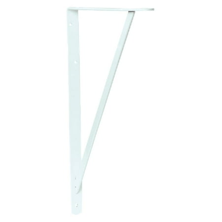 

1 PK Knape & Vogt 208 WH 500-Knape & Vogt 208 Series 20 In D x 13 In H White Super Duty L-Bracket