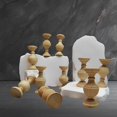 thumbnail image 2 of 10pcs Unfinished Wood Spindles for DIY Woodworking Projects Room Accessories Decorative Baluster Columns for Wine Rack and Bed Frame, 2 of 3