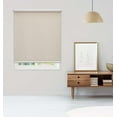 thumbnail image 2 of Linen Avenue Cordless Mojave Blackout Standard Roller Shade– UV Protection, Room Darkening Window Covering for Home & Office –Beige Sandstone 67 W X 66 H (Arrives 1/4" Narrower), 2 of 8