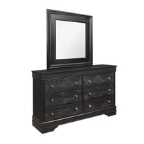 Global Furniture USA Pompei Metallic Grey Dresser