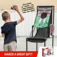 thumbnail image 7 of GoSports 2 in 1 Kids Basketball Toy Hoop & Football Toss Game Set -Indoor Outdoor Children Toy Hoop, 7 of 7