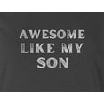 thumbnail image 2 of 9 Crowns Tees Men's Awesome Daughter Kids Son  T-Shirt (AwesomeSon-JChar, 3XL), 2 of 3