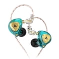 thumbnail image 1 of QKZ ZX3 Dynamic Drive Earphone HIFI Bass Earbud Sport Noise Cancelling Headset 3.5mm Wired Headphone Around-Ear Earphones Volume Control Compatible with Phone Pad PC With Microphone, 1 of 10