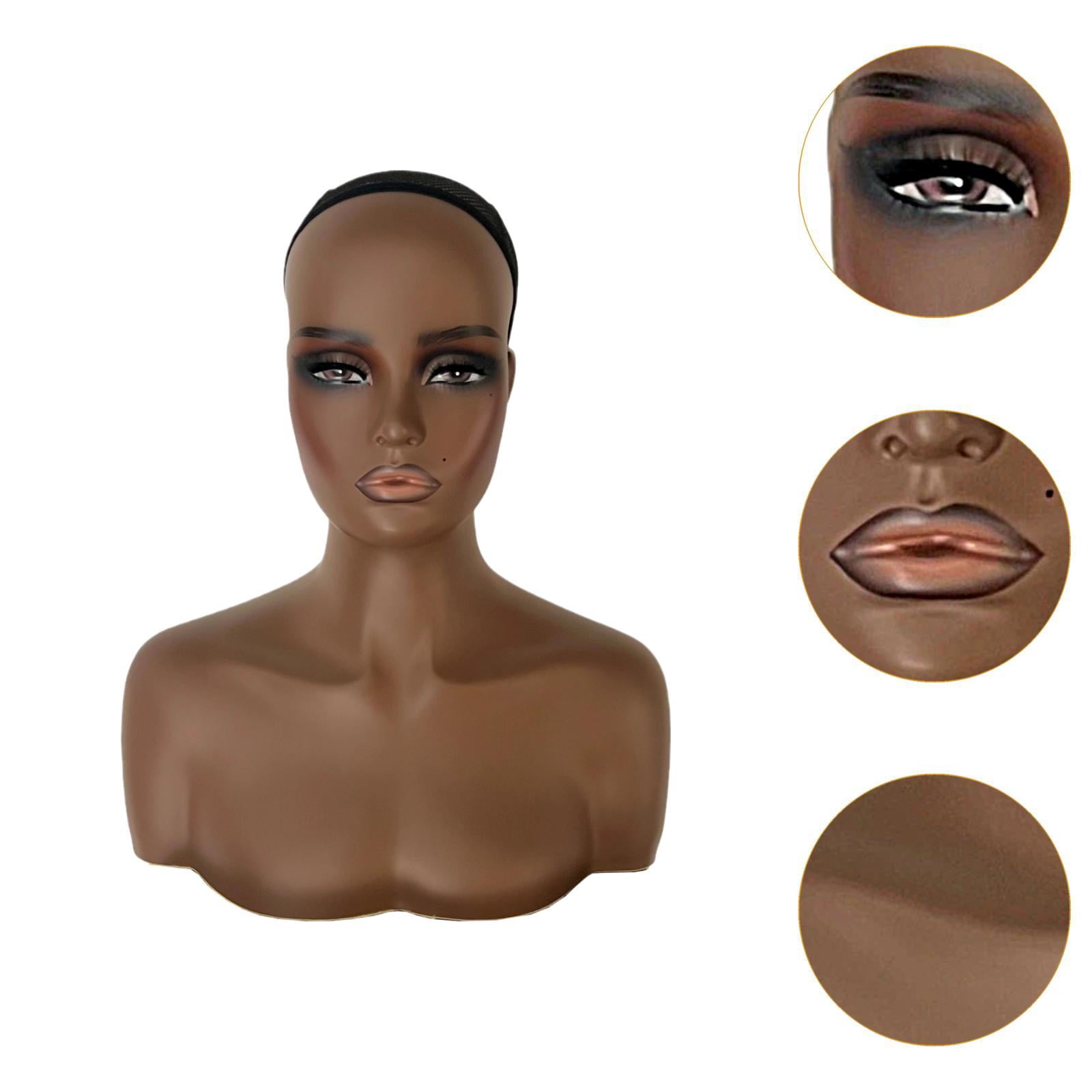 Serenable Showing Stand Female Mannequin s Shop and Beauty Accessories Displaying Jewelry with Makeup Holder Women Adults