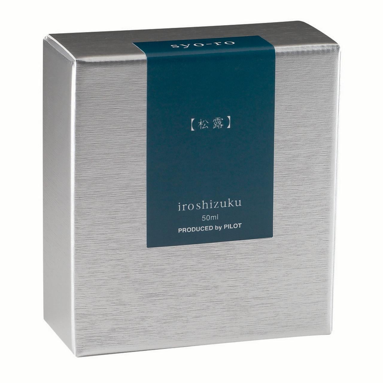 PILOT Iroshizuku Bottled Fountain Pen Ink, Tsuki-Yo, Moonlight (Teal) 50ml Bottle (69205)