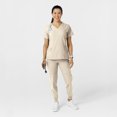 thumbnail image 3 of Wink W123 Women's Comfort Waist Cargo Jogger Scrub Pant Tall, Khaki, M Womens, 3 of 6