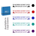 thumbnail image 7 of Printtoo Personalized Teachers&nbsp;Stamp Says Wonderful Work! Teachers Name Self-Inking Rubber Stamp Appreciation Message For School Classroom & Homework Supplies,Green-42 x 9 mm, 7 of 7