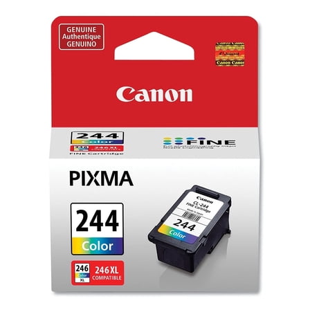 Genuine Canon CL-244 Color Cartridge for PIXMA iP2820, MG2420, MG2520, MX492 and PIXMA TR4520 printers