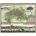 thumbnail image 2 of Visscher 30x26 White Modern Wood Framed Museum Art Print Titled - Royal British Majority in London England, 2 of 4
