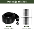 thumbnail image 3 of Uxcell Landscape Edging, 1Pcs 20FT x 3.94" Garden Edging Kit with 18 Stakes for Garden Lawn Flower Bed (Black), 3 of 7
