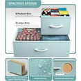 thumbnail image 6 of Sorbus Dresser with 8 Fabric Bins Drawers - Kids Furniture Storage Chest for Clothing Toys Organization, Bedroom, Closet (Aqua), 6 of 7
