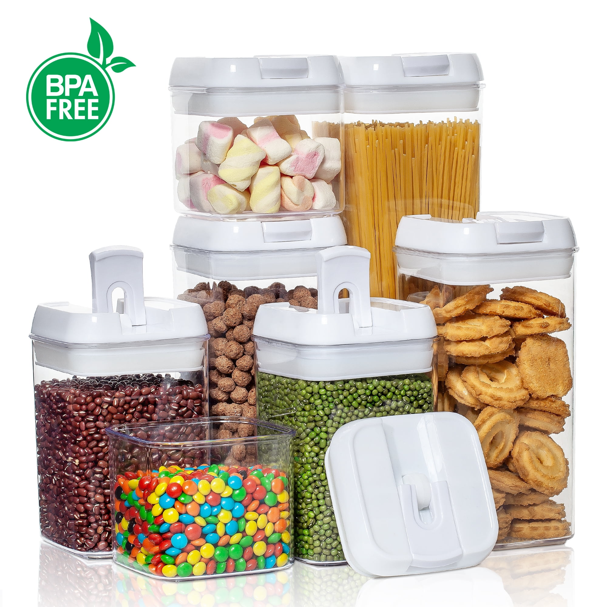 Vtopmart Airtight Food Storage Containers Set with Lids, 15pcs BPA Free  Plastic Dry Food Canisters f…See more Vtopmart Airtight Food Storage