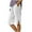 01-White, variant on Linen Capri Pants Women Summer Casual Loose Straight Leg Drawstring Elastic Waist Cropped Pants with Pocket Wine 2XL
