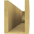 thumbnail image 4 of Ekena Millwork 6"W x 8"H x 36"L Garner Woodgrain TimberThane Rafter Tail, Primed Tan, 4 of 6