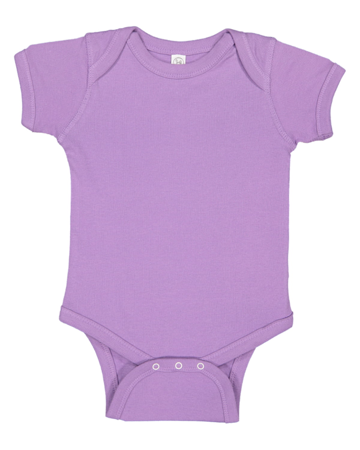 A Product of Rabbit Skins Infant Baby Rib Bodysuit - LAVENDER - 24MOS ...
