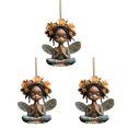 thumbnail image 1 of Visland 2D Acrylic Jesus Christ Ornament Car Rearview Mirror Hanging Decor Auto Interior Religious Gift for Christian Retro Faith Accessories, 1 of 8
