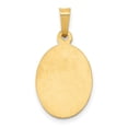 thumbnail image 4 of 14k Polished and Satin St Joseph Medal Hollow Oval Pendant XR1343, 4 of 4