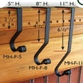 thumbnail image 2 of Village Wrought Iron MH-F-5 5 in. Mantel Hook, 2 of 6