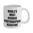 thumbnail image 2 of Photographer Assistant Mug - Coffee Cup - World's Most Average Photographer Assistant, 2 of 4