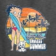 thumbnail image 5 of Wild Bobby, Betty Boop Endless Summer Beach the Dog Betty Boop Unisex Hoodie Sweatshirt, Heather Black, Large, 5 of 5