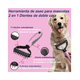 thumbnail image 2 of Kit Cepillo Deslanador Bloosom  Perro Gato Peine Mascotas Masajeador Rosa, 2 of 5