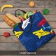 thumbnail image 5 of Easygdp Cartoon Shark Bolsa Tote para Mujer, Bolso de Hombro para Trabajo, Playa, Viajes, Compras y Supermercado, 5 of 7