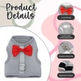 thumbnail image 2 of HeeHom Christmas Bunny Harness Leash Set - Soft Mesh Vest for Rabbits Kittens Ferrets Small Pets - Adjustable Escape-Proof Design, 2 of 6