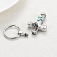 thumbnail image 3 of Cross Keychain Locket Cremation Jewelry for Ashes Holder Urn Keychain Memorial Jewelry, 3 of 4