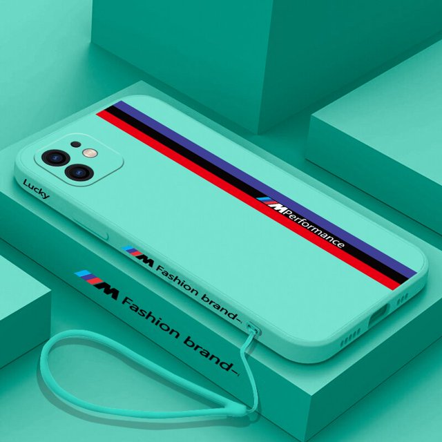 Funda de teléfono de moda para iPhone 14, 13, 12, 11 Pro Max, Mini, X, XR, XS MAX, SE20, 8, 7 Plus, 6, 6S Plus, funda líquida, diseño-BMW Fivean unisex