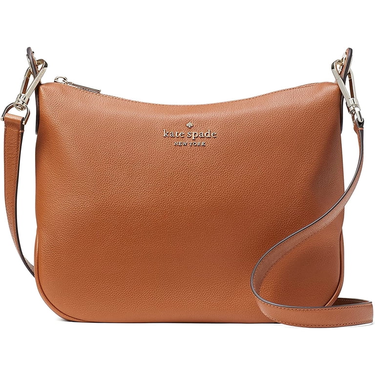 Kate Spade Rosie Leather Shoulder Bag (Gingerbread  Kate Spade Woven Crossbody Bag in Tan and Red main image 2