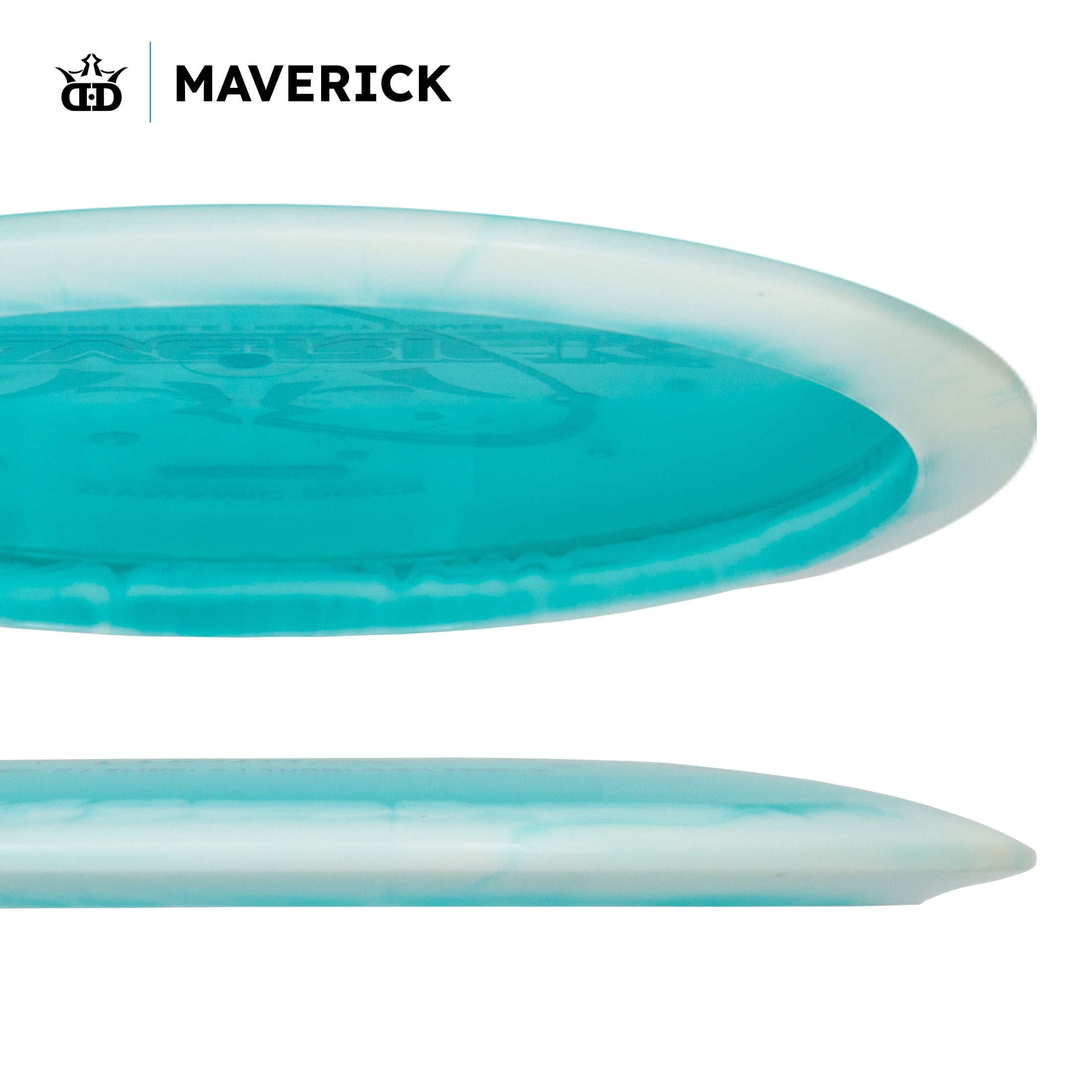 Dynamic Discs Lucid Ice Orbit Maverick Disc Golf Fairway Driver Plastic Material Driver-Turquoise
