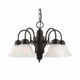 thumbnail image 4 of Design House Millbridge 5-Light Traditional Indoor Dimmable Chandelier with Clear Ribbed Glass, Oil Rubbed Bronze, 4 of 14