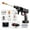 Two small battery, variant on 30Bar Wireless High Pressure Car Wash Washer Gun Foam Generator Water Gun Spray Cleaner With Box for 18V Battery ,Easy to Use