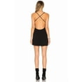 thumbnail image 4 of FREE PEOPLE $78 Womens New 1907 Black Lace V Neck Mini A-Line Dress S B+B, 4 of 4