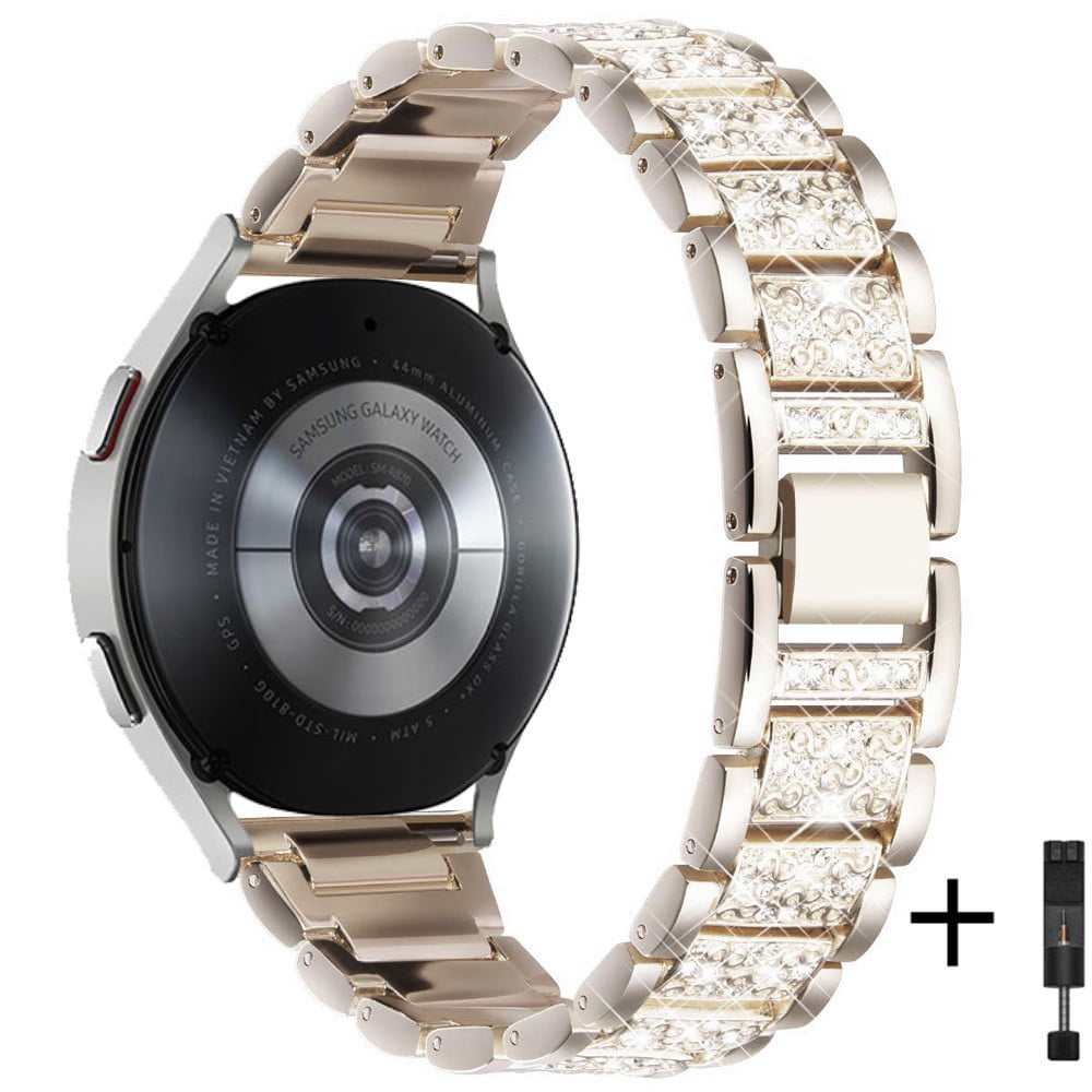 Pour Samsung Galaxy 42 mm/Active Smartwatch Diamond Link Bracelet chaîne Bracelet Band 