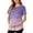 Purple3, variant on Ohufall Women's Maternity T Shirts Breastfeeding Breathable Short Sleeve T-shirts Comfortable Color Block Nursing Tops